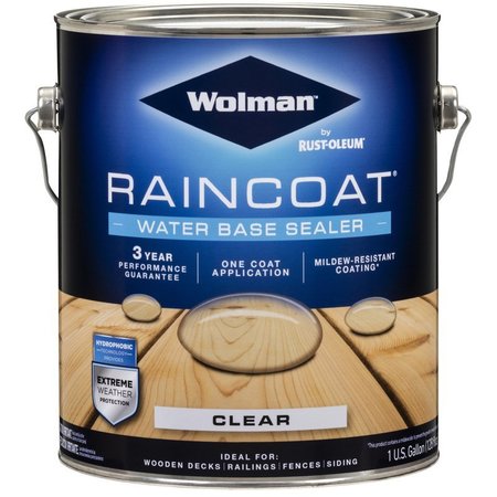 WOLMAN RainCoat Clear WaterBased Wood Sealant 1 gal 288339